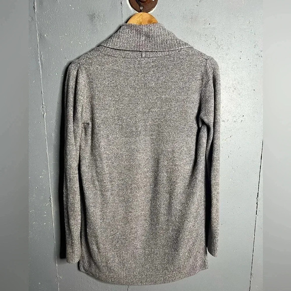 Barefoot Dreams CozyChic in gray Open Circle Cardigan size  Medium - Picture 2 of 8
